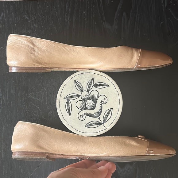 Sarah Flint Ballet Sachetto Flat size US 10 Color Sand Nappa - Picture 15 of 17